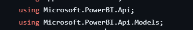 librerias-powerbiapi-models