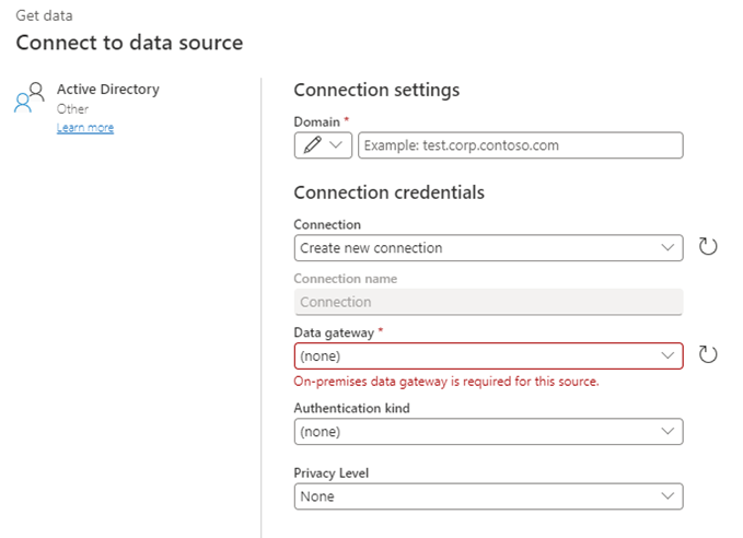 primer-dataflow-entra-grops-connect-data-source